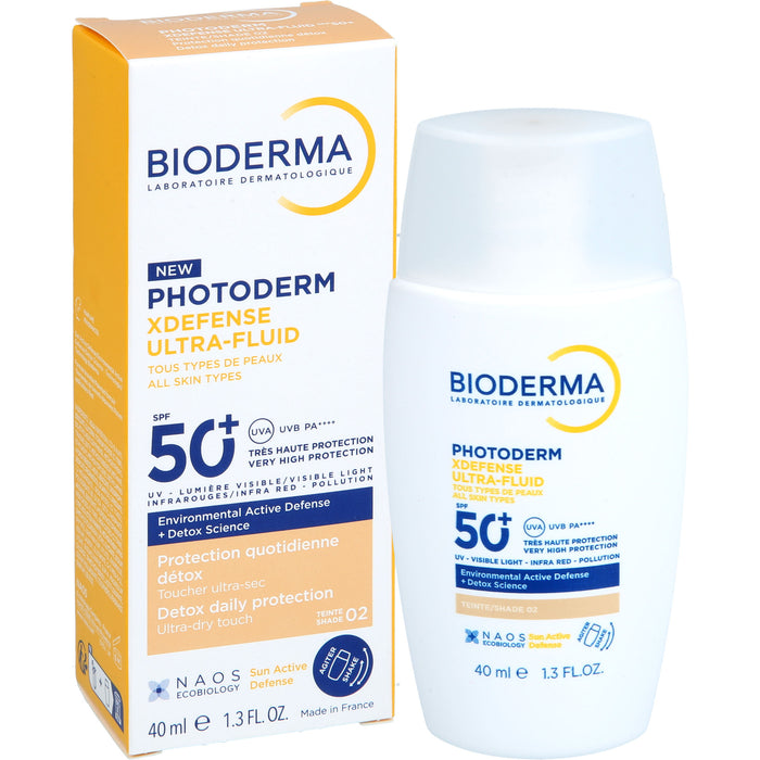 BIODERMA Photoderm XDefense Ultra-fluid LSF 50+ ungetönt, 40 ml Lösung