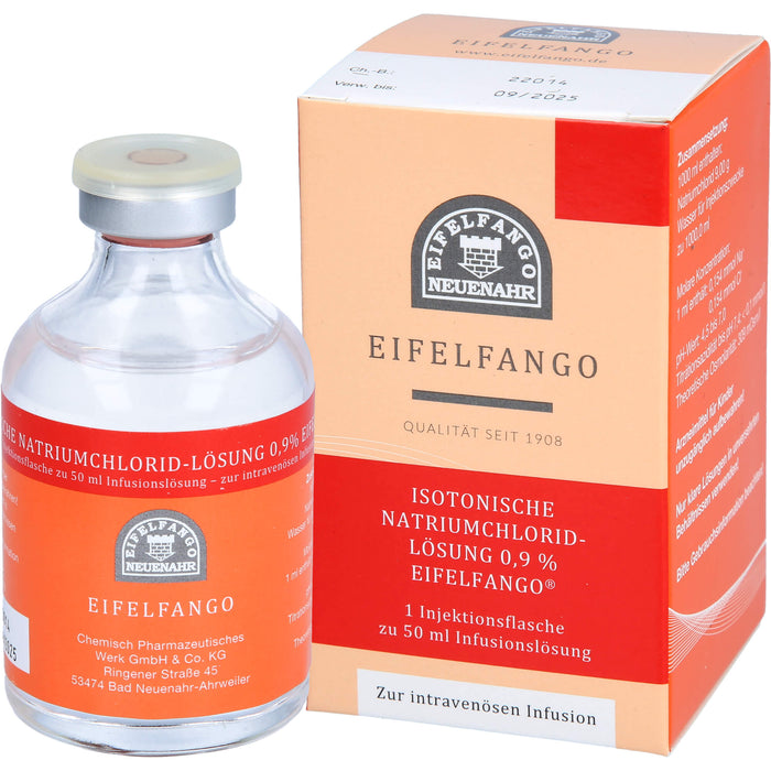 EIFELFANGO Isotonische Natriumchlorid-Lösung 0,9 % Infusionslösung, 50 ml Lösung