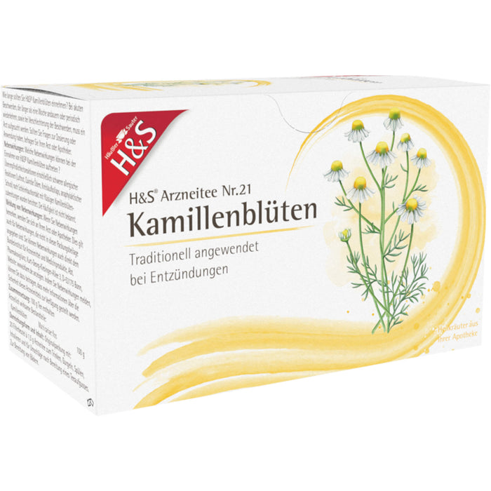 H&S Kamillenblüten Arzneitee Nr. 21, 20 St. Filterbeutel