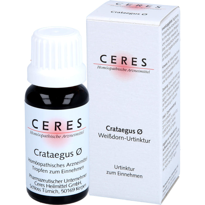 CERES Crataegus ø Urtinktur, 20 ml Lösung