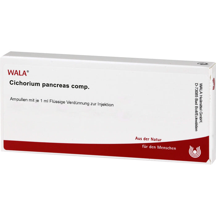 Cichorium Pancreas comp. Wala Ampullen, 10 St. Ampullen