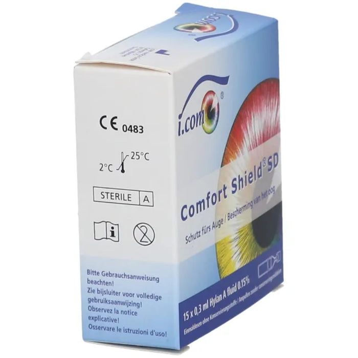 i.com Comfort Shield SD Schutz fürs Auge Lösung, 5 St. Ampullen