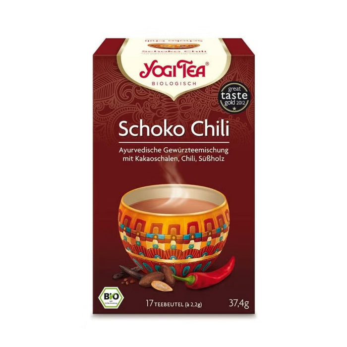 YOGI TEA Schoko Chili Bio Teebeutel, 17 St. Filterbeutel