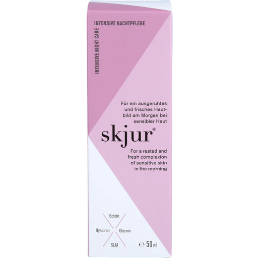 Skjur Intensive Nachtpflege für ein ausgeruhtes und frisches Hautbild bei sensibler Haut, 50 ml Creme
