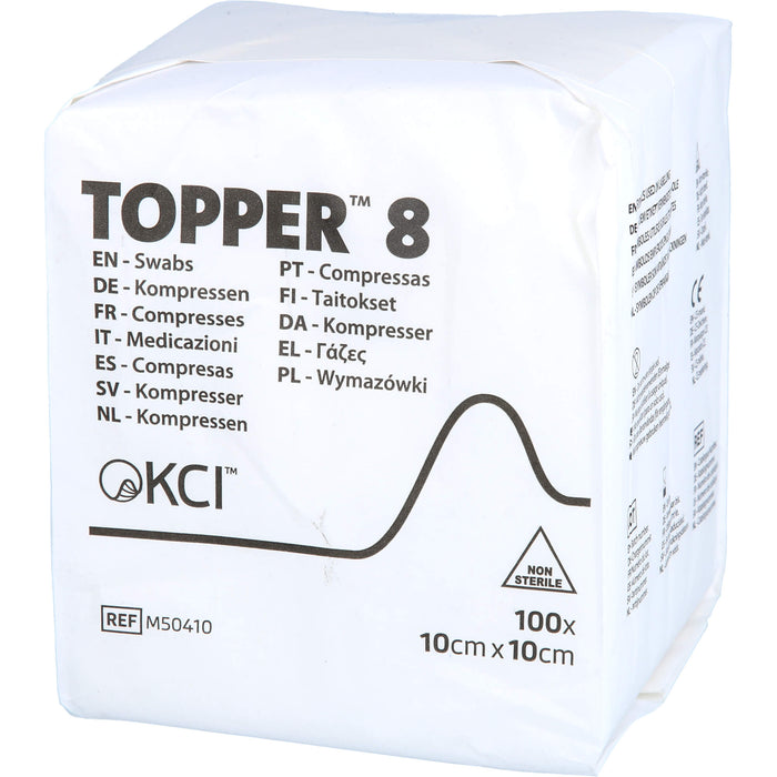 TOPPER 8 UNST 10 X 10 cm 50410, 100 St. Kompressen