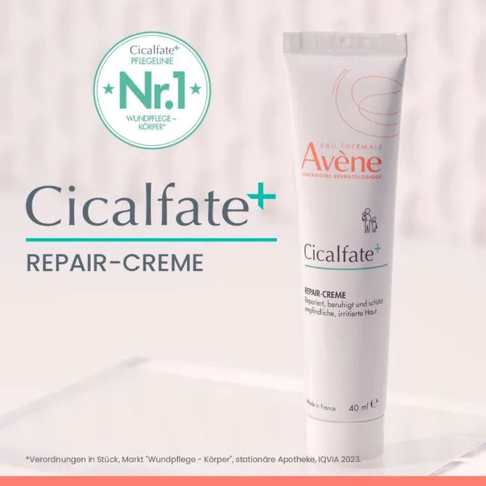 Avène Cicalfate+ Repair-Creme repariert,  beruhigt und schützt empfindliche, irritierte Haut, 40 ml Creme