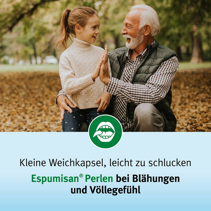 Espumisan Perlen Weichkapseln bei Blähungen und Völlegefühl, 100 St. Kapseln
