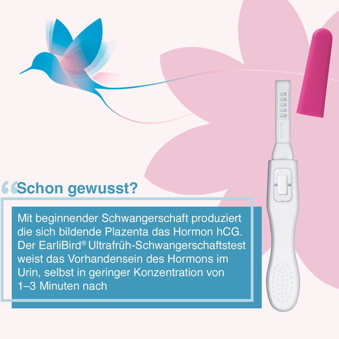 Earlibird Schwangerschaftstest, 1 St. Test