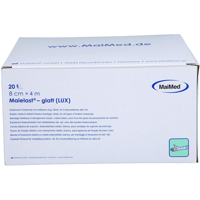 Elastische Fixierbinde 8cm x 4m in Cellophan, 20 St BIN