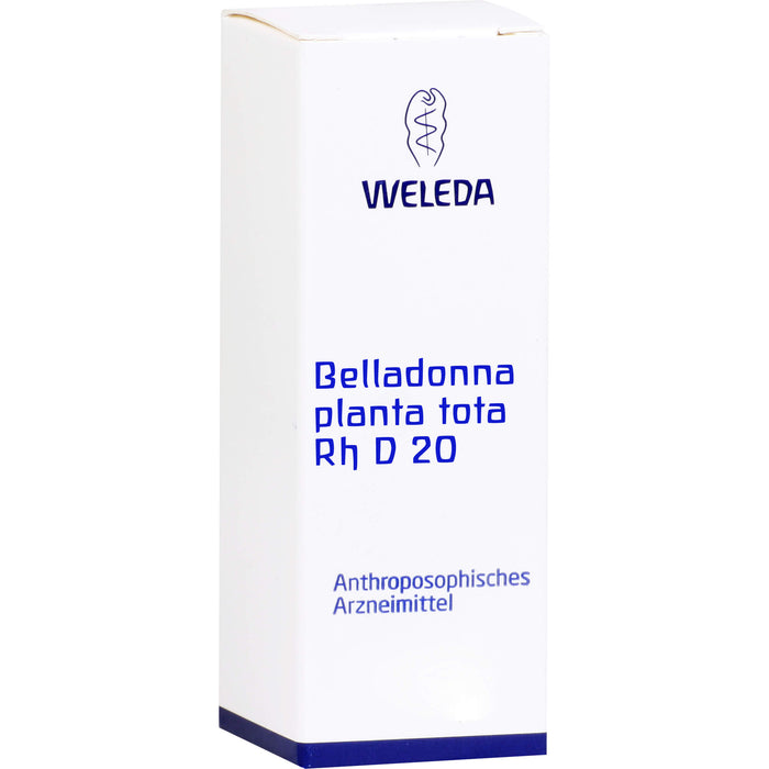 WELEDA Belladonna Rh D 20 flüssige Verdünnung, 20 ml Lösung