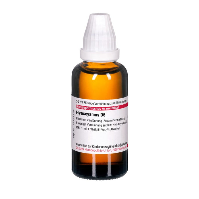 DHU Hyoscyamus D6 Dilution, 50 ml Lösung