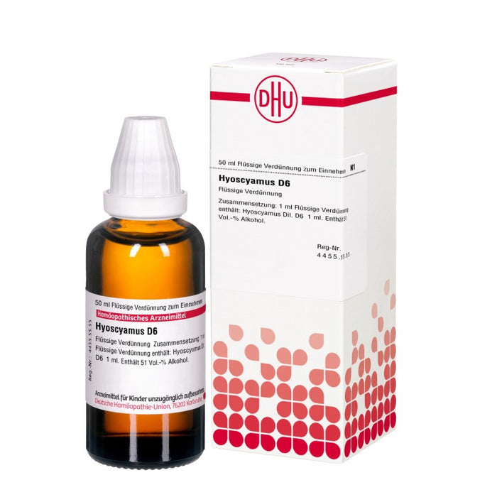 DHU Hyoscyamus D6 Dilution, 50 ml Lösung